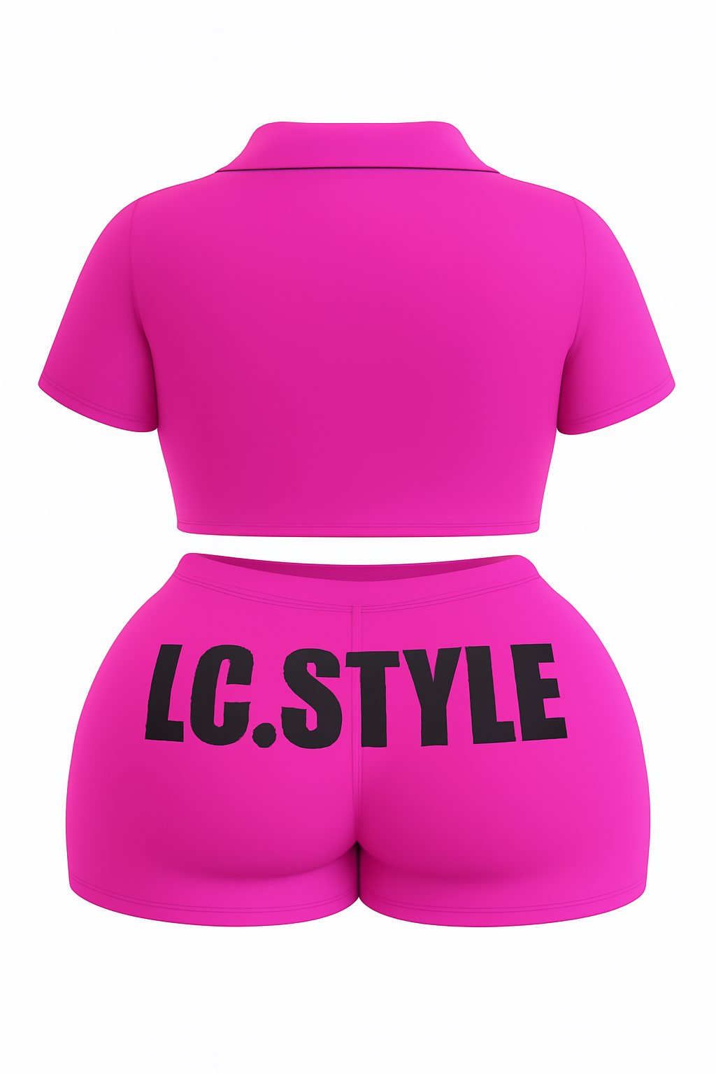 Pink Female LC. Style Bold Fit - Back view